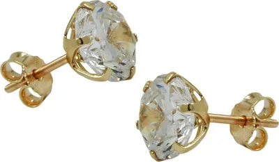 Produktbild von Ohrstecker Ohrring 8mm Zirkonia 9Kt GOLD gold 8mm