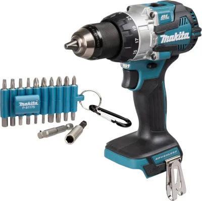 Produktbild von Makita DHP 489 Z Akku Schlagbohrschrauber 18 V 73 Nm Brushless + 22 tlg. Bit Set - ohne Akku, ohne Ladegerät