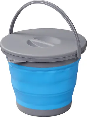 Produktbild von Eimer 5 Liter mit Deckel, faltbar - Klappgriff und Deckel