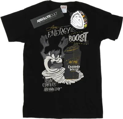 Produktbild von Looney Tunes - "Energy Boost" T-Shirt für Herren BI34192 (XXL) (Schwarz)