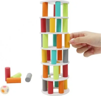 Produktbild von Woody Pisa-Turm Balancespiel 102191354