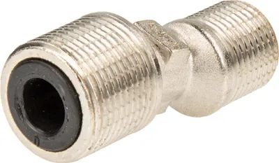 Produktbild von tecuro S-Anschluss (schallreduziert) für Wandarmaturen 3/4 x 1/2 Zoll, Messing vernickelt