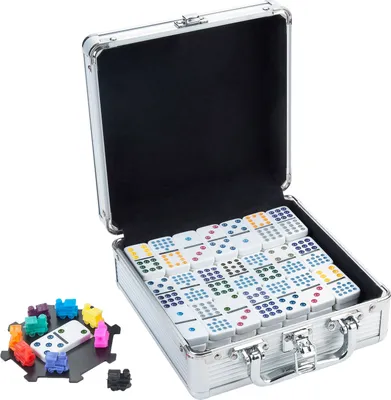 Produktbild von Domino D12 Mexican Train 91 Steine Familienspiel Strategie