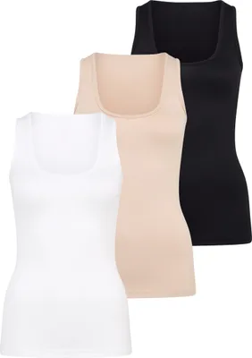 Produktbild von VIVANCE ACTIVE Unterhemd beige, schwarz, weiß Größe 40/42
