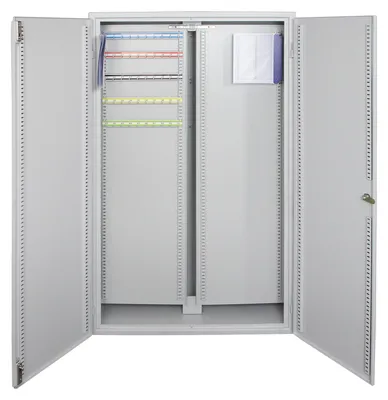 Schlüsselschrank mit 1170 Haken von HMF in Lichtgrau