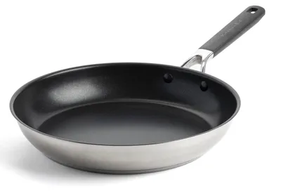 Produktbild von KitchenAid CC005702-001, Rund, Allzweckpfanne, Schwarz, Edelstahl, Keramik, Bakelit, Edelstahl, 28 cm