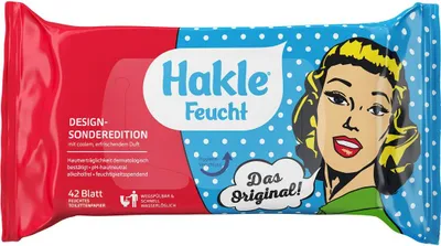 Produktbild von Hakle Feucht Retro Sonderedition (1 x 42 Blatt)