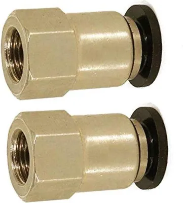 Obrázek produktu pro Pneumatické spojky – zásuvné spojky 6 mm až G1-4" pro vzduchové potrubí – balení po 2 kusech.