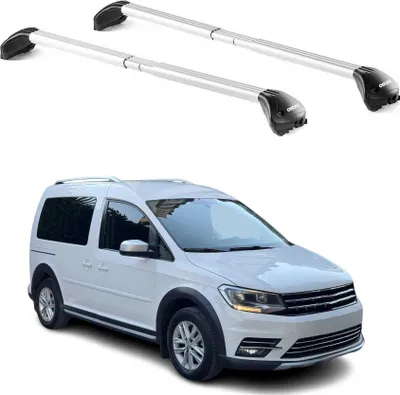 Produktbild von Dachträger Grundtäger für VW Caddy Alltrack 2015-2019 5 tür 100kg Alu Silber ABE