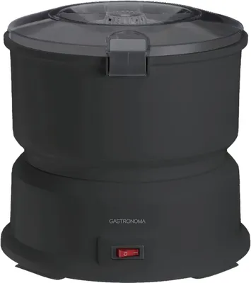 Kartoffelschälmaschine mit Salatschleuder, 1 kg, schwarz