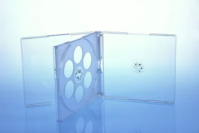 Produktbild von CD/DVD Jewelcase 4fach 4er / Hüllen für 4 Disc / glasklar/transparent