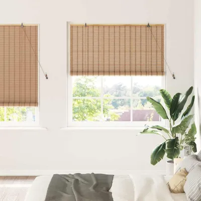 Produktbild von Fensterjalousien und -schattierungen Hellbraun 140 x 220 cm, Rollos Design Möbel Neu