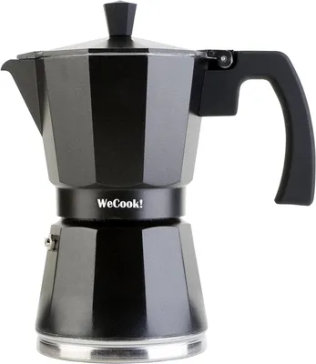 Produktbild von Luccia Italienische Kaffeemaschine - Induktions-Aluminium-Espresso für 9 Tassen