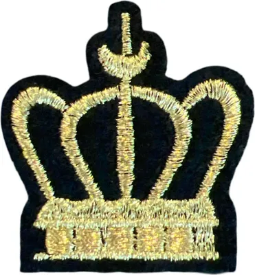 Produktbild von Kronen-Emblem-Aufnäher zum Aufbügeln