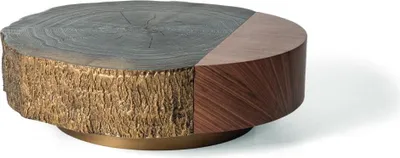 Immagine prodotto di Tavolino Tavolino di design Tavolo rotondo marrone Tavolo da salotto Nuovo