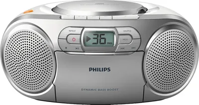 Produktbild von Philips AZ127 - Ghetto blaster - 2 waty - srebrny