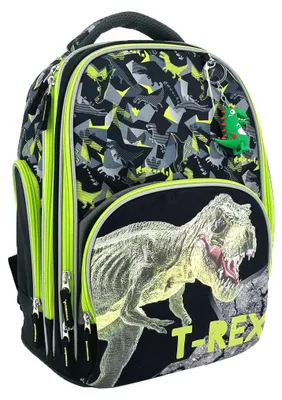 Produktbild von Kinder Schulrucksack Schulranzen T-Rex Jungen Tornister bambino