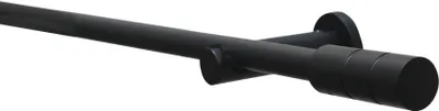 Produktbild von Gardinia Zylinder 1-Lauf Ø 19 mm schwarz-matt 120 cm