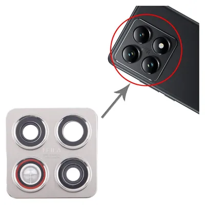 Immagine prodotto di Per Xiaomi 14T fotocamera Lens Cover riparazione pezzo di ricambio argento
