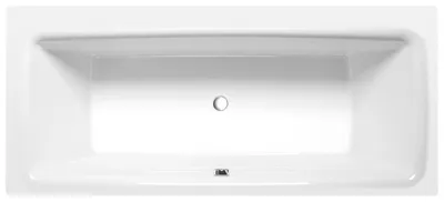 Produktbild von KVADRA Badewanne mit Rahmengestell 170 x 80 x 47 cm, weiß