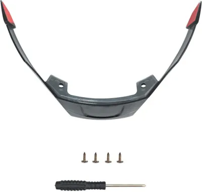 Productafbeelding van SKA-P 3MH SPEEDER Mat Zwart Transparante Achterspoiler voor Helmen