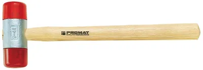 Produktbild von Plastikhammer Kopf-D.22mm Kopf-L.78mm Celluloseacetat rot HO PROMAT