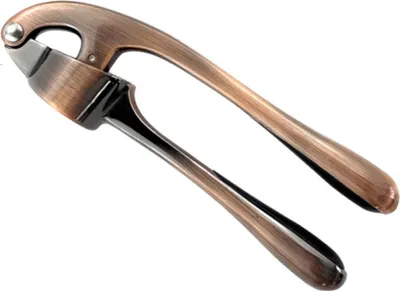 Produktbild von INF Antike Bronze Knoblauchpresse - Zinklegierung Knoblauchschneider