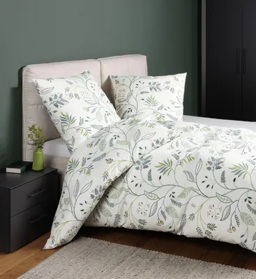Produktbild von Janine Design Seersucker-Bettwäsche-Garnitur 20161 TANGO Farbe grün Größe 135x200+80x80