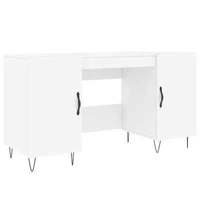 Produktbild von Schreibtisch Weiß 140x50x75 cm Holzwerkstoff