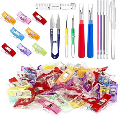 Produktbild von Set mit 61 Nahttrennern und Nähzubehör