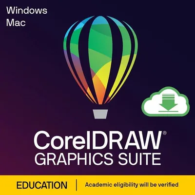 Produktbild von EDU - CorelDRAW Graphics Suite 2026 / 1 Gerät / Win/MAC / Dauerlizenz / Schulversion / KEY (ESD)