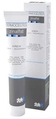 Produktbild von Zinalfat Beruhigende und regenerierende Creme mit Zink 50 ml