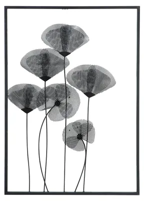 Produktbild von Casablanca by Gilde Relief Wandrelief Mohn H. 70 cm,84219