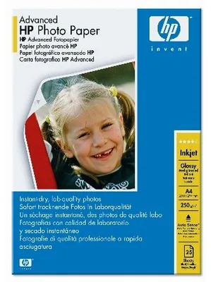 Immagine prodotto di HP Advanced Glossy Photo Paper-25 sht/A4/210 x 297 mm, 250 g/m2, Q5456A
