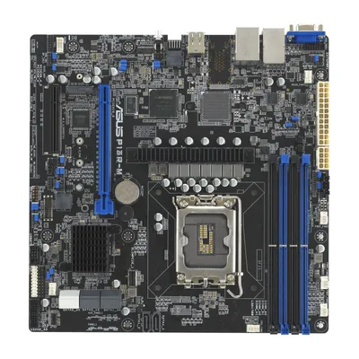 Image de ASUS P13R-M - Carte mère - micro ATX - Socket LGA1700 - Chipset C262 - USB 3.2 Gen 1, USB 3.2 Gen 2 - Gigabit LAN - Carte graphique intégrée (processeur requis)