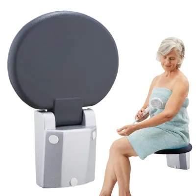 Image de Siège de douche pliable, conçu ergonomiquement pour la salle de bain