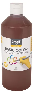 Image de Peinture scolaire Creall brun foncé - 500 ml