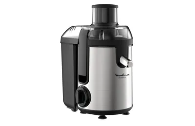 Obrázek produktu pro Moulinex JU420D10, Odstředivý odšťavňovač, Nerezová ocel, 0,95 l, 6 cm, Pojistné rukojeti, 1 kusů