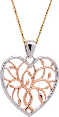 Produktbild von Anhänger Liebesherz mit 1,1 mm Goldkette 45 cm 585-14 Karat Gold