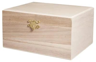 Holzkiste, FSC Mix Credit, 15,5x11x8 cm, rechteckig, stapelbar