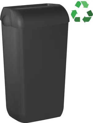 Obrázok produktu pre Závesný odpadkový kôš ECOLORED s vekom 23 l, ABS, čierny matný