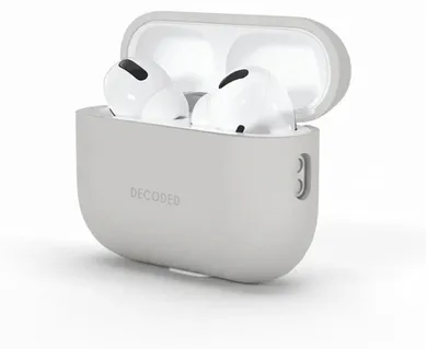 Produktbild von Decoded Silikon-Schutzhülle für AirPods Pro 3 (grau)