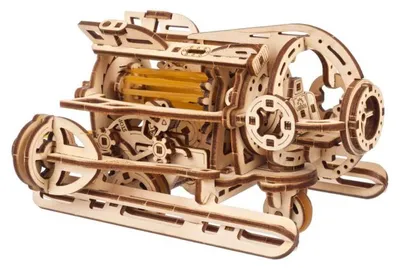 Immagine prodotto di Puzzle 3D, Sottomarino Steampunk, Ugears, legno, 200 pezzi