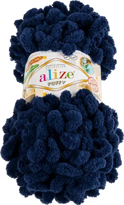 Zdjęcie produktu dla Włóczka PUFFY - 100 g / 9 m - ciemnoniebieska