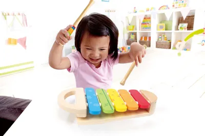 Produktbild von Hape Early Melodies Regenbogen-Xylophon, E0302