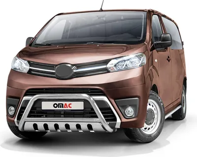Obrázek produktu pro Ochranná lišta předního nárazníku pro Toyota Proace 2016-2022 s ABE nerezová ocel stříbrná