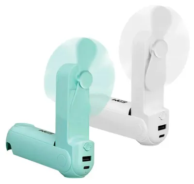 Image de Ventilateur Portable Multifonction Edm 3-en-1: Ventilateur, Lampe & Power Bank - Edm