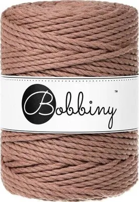 Obrázok produktu pre Bobbiny 3PLY Macramé Rope 5 mm 100 m Mocha Mossa Špagát