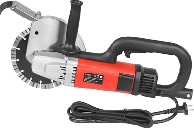 Produktbild von Elektrische Wandsäge - Betonsäge Kreissäge - 21 cm Diamantblatt - 7000 U/min - 5200 W max, 2700 W - 220 V 50 Hz - 0–180° verstellbar - Rot
