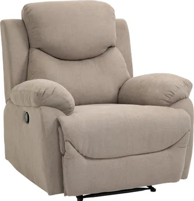 Produktbild von HOMCOM Relaxsessel Einzelsofa Liege 150° neigbar Fernsehsessel Leinen Beige